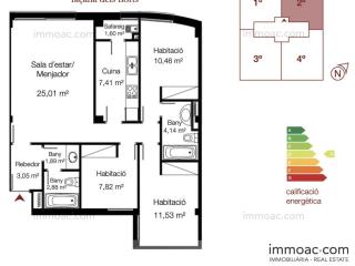 Acheter Appartement Sant Julià de Lòria Andorre : 88 m2, 334 000 EUR